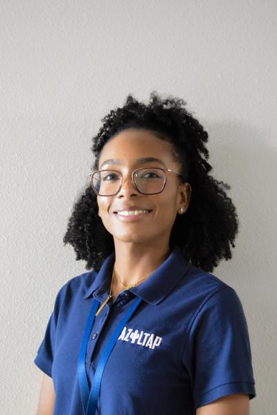 A headshot of the program administrator and marketing specialist, Jendayi Edmeade