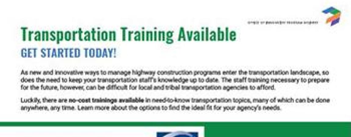 transportation training cover