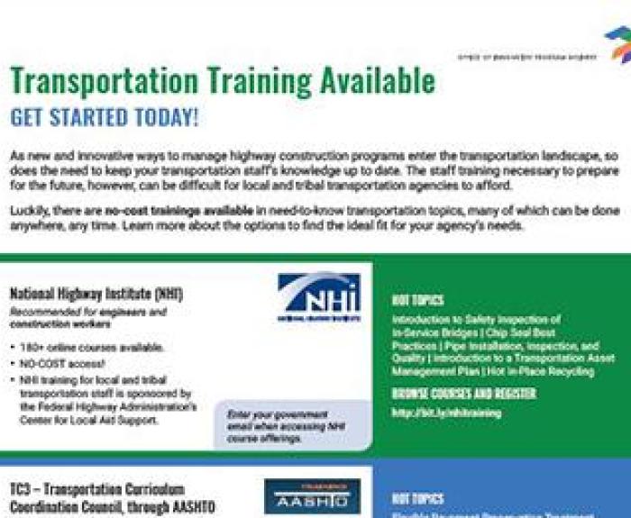 transportation training cover